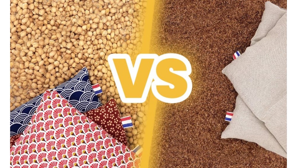 Bouillotte en noyaux de cerises VS graines de lin : Que Choisir ?